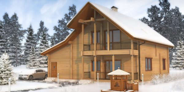 Дом из клееного бруса «Форвуд»