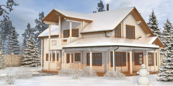 Дом из клееного бруса «Сарженка»