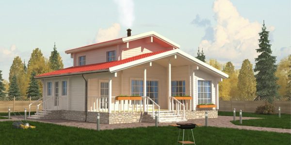 Дом из клееного бруса «Валерий»