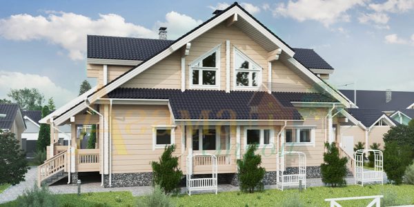Дом из клееного бруса «Виктория»